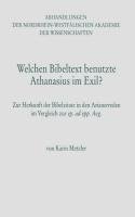 Welchen Bibeltext benutzte Athanasius im Exil?