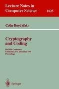 Cryptography and Coding