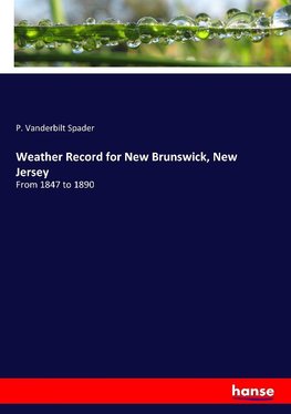 Weather Record for New Brunswick, New Jersey