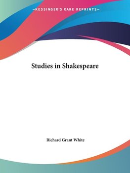 Studies in Shakespeare