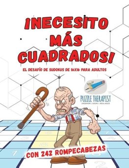 ¡Necesito más cuadrados! | El desafío de sudokus de 16x16 para adultos | Con 242 rompecabezas