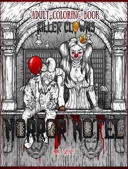 Adult Coloring Book Horror Hotel