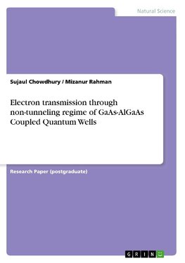 Electron transmission through non-tunneling regime of GaAs-AlGaAs Coupled Quantum Wells