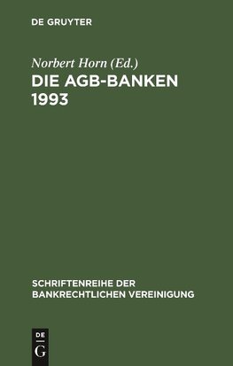 Die AGB-Banken 1993