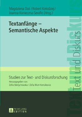 Textanfänge - Semantische Aspekte