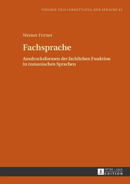 Fachsprache