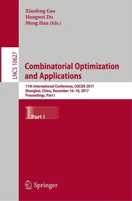 Combinatorial Optimization and Applications