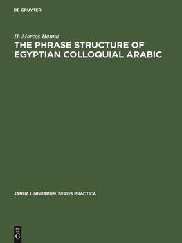 The phrase structure of Egyptian colloquial Arabic