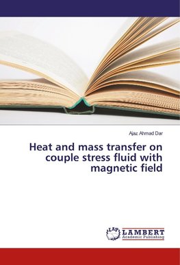 Heat and mass transfer on couple stress fluid with magnetic field