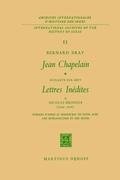 Jean Chapelain Soixante-Dix-Sept Lettres Inedites a Nicolas Heinsius (1649-1658)