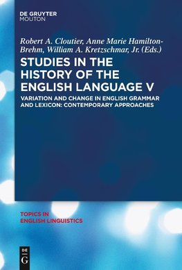 Studies in the History of the English Language V