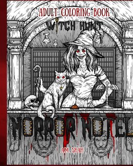 Adult Coloring Book Horror Hotel