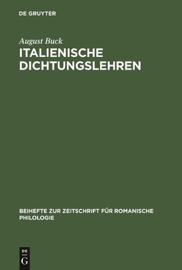 Italienische Dichtungslehren