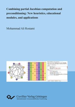 Combining partial Jacobian computation and preconditioning: New heuristics, educational modules, and applications