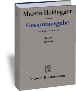 Gesamtausgabe 2.  Abteilung: Vorlesungen 1923 - 1944