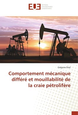 Comportement mécanique différé et mouillabilité de la craie pétrolifère