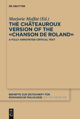 The Châteauroux Version of the «Chanson de Roland»