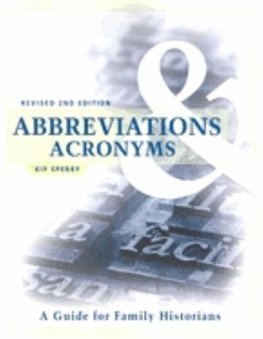 Abbreviations & Acronyms