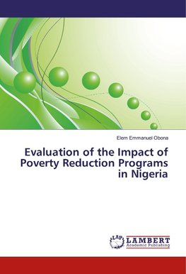 Evaluation of the Impact of Poverty Reduction Programs in Nigeria