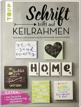 Schrift trifft auf Keilrahmen