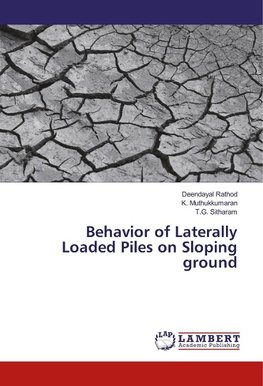 Behavior of Laterally Loaded Piles on Sloping ground