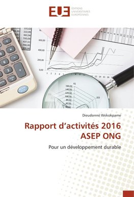 Rapport d'activités 2016 ASEP ONG