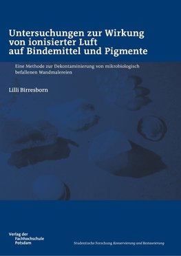 Untersuchungen zur Wirkung von ionisierter Luft auf Bindemittel und Pigmente