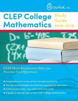 CLEP College Mathematics Study Guide 2018-2019