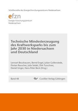 Technische Mindesterzeugung des Kraftwerksparks bis zum Jahr 2030 in Niedersachsen und Deutschland