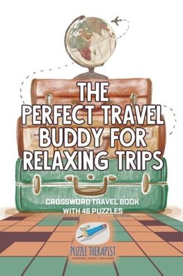 The Perfect Travel Buddy for Relaxing Trips | Crossword Travel Book with 46 Puzzles