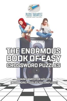 The Enormous Book of Easy Crossword Puzzles | Brain Games for Adults (with more puzzles to complete!)