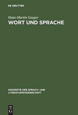 Wort und Sprache