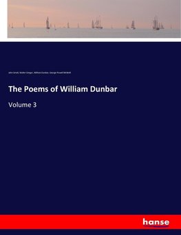 The Poems of William Dunbar