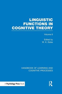 Estes, W: Handbook of Learning and Cognitive Processes (Volu