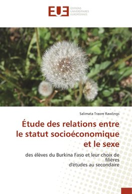 Étude des relations entre le statut socioéconomique et le sexe