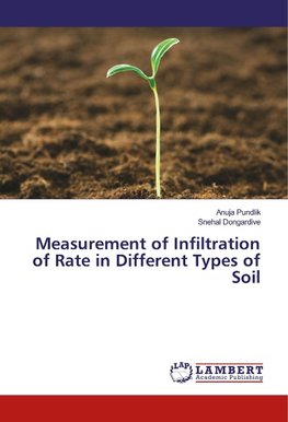 Measurement of Infiltration of Rate in Different Types of Soil