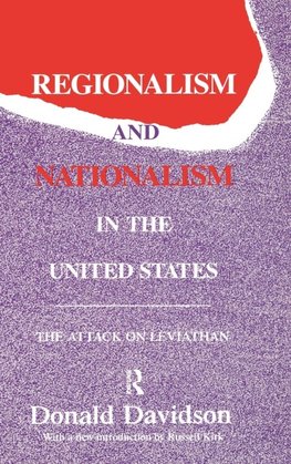 Regionalism and Nationalism in the United States