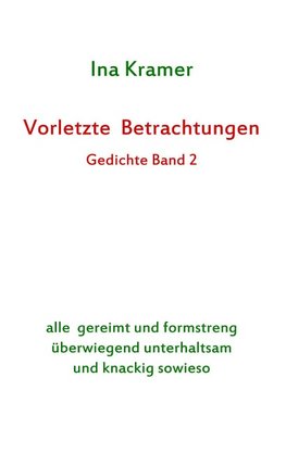 Vorletzte Betrachtungen