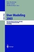 User Modeling 2003