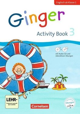 Ginger - Early Start Edition 3. Schuljahr - Activity Book mit interaktiven Übungen auf scook.de