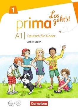 Prima - Los geht's! Band 1 - Arbeitsbuch mit Audio-CD und Stickerbogen