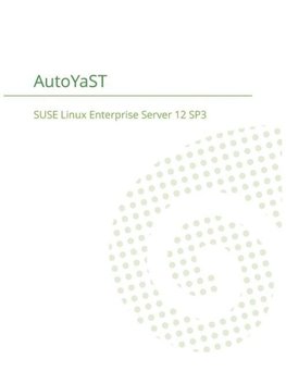 SUSE Linux Enterprise Server 12 - AutoYaST