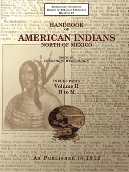 Handbook of American Indians North of Mexico V. 2/4