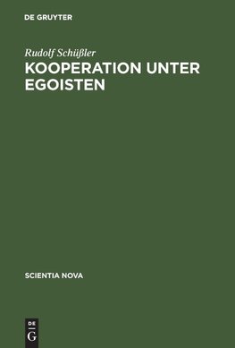 Kooperation unter Egoisten