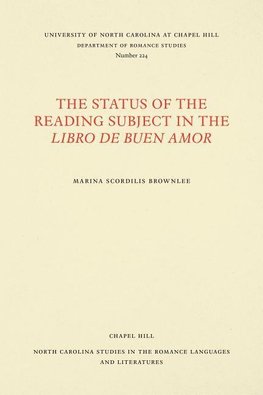 The Status of the Reading Subject in the Libro de Buen Amor