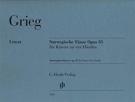 Norwegische Tänze Opus 35 für Klavier zu vier Händen, Urtext