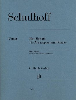 Hot-Sonate für Altsaxophon und Klavier, Urtext