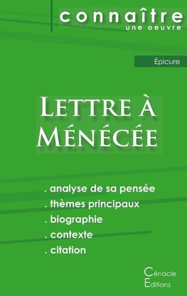 Fiche de lecture Lettre à Ménécée (Analyse philosophique de référence et résumé complet)