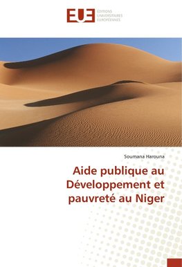 Aide publique au Développement et pauvreté au Niger