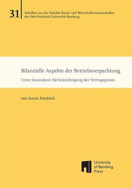 Bilanzielle Aspekte der Betriebsverpachtung